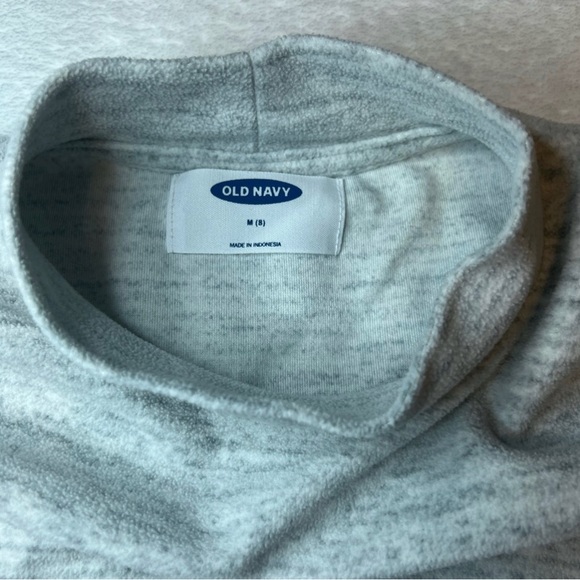 Old Navy Girls Soft Gray Tie Up Sweater M8 - Picture 6 of 8